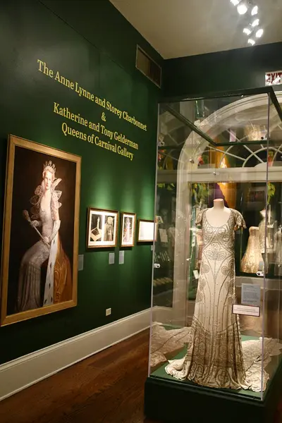 New Orleans 'taki Louisiana Eyalet Müzesi' nin bir parçası olan Presbytere 'deki Mardi Gras Sergisi, 22 Kasım 2023.