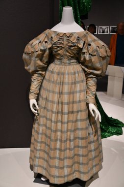 NEW ORLEANS, LA - 22 Kasım 2023 'te Louisiana' daki New Orleans Sanat Müzesi 'nde Moda Amerika - Cazibe Sergisi.