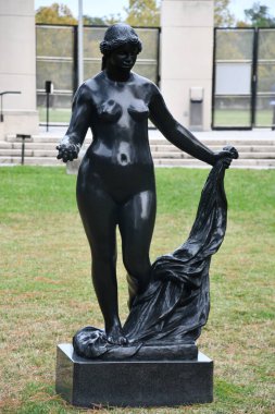 NEW ORLEANS, LA - 22 Kasım 2023 'te New Orleans Sanat Müzesi' nde Sydney & Walda Besthoff Heykel Bahçesi.