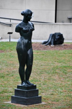 NEW ORLEANS, LA - 22 Kasım 2023 'te New Orleans Sanat Müzesi' nde Sydney & Walda Besthoff Heykel Bahçesi.