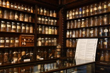 New Orleans, Los Angeles 22 Kasım 2023 'te Louisiana' daki New Orleans Eczane Müzesi 'nde görüldü..