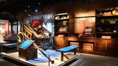 NEW ORLEANS LA - 24 Kasım 2023 'te New Orleans, Louisiana' daki Güney Yahudi Deneyimi Müzesi.