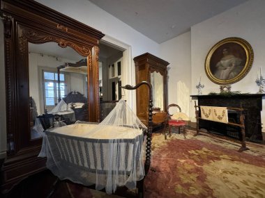 NEW ORLEANS, LA - 26: 1850 New Orleans, Louisiana Evi, 26 Kasım 2023.