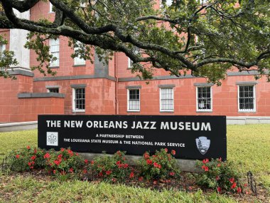 YENİ ORLEANS, LA - 26 Kasım 2023 'te Louisiana' daki Eski Amerikan Darphanesi 'ndeki New Orleans Caz Müzesi.