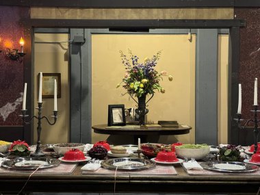 BRIDGEPORT CT - OCT 7: 7 Ekim 2023 'te Bridgeport, Connecticut' taki Sacred Heart Üniversitesi Keşif Bilim Merkezi ve Planetaryumu 'nda sergi.