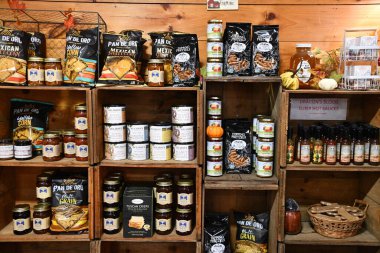 Eastford, Connecticut 'ta Buells Orchard, 15 Ekim 2023' te görüldüğü gibi..