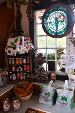 POMFRET CT - 15 Ekim 2023 'te Pomfret, Connecticut' ta görülen Lapsley Bahçesi.