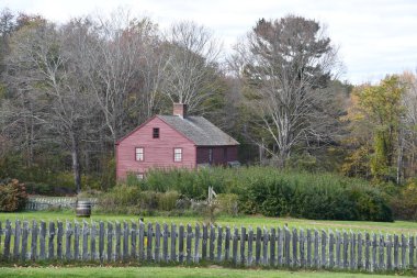 POMFRET, CT - 15 Ekim 2023 'te Pomfret, Connecticut' ta görülen Sharpe Hill Vineyard.