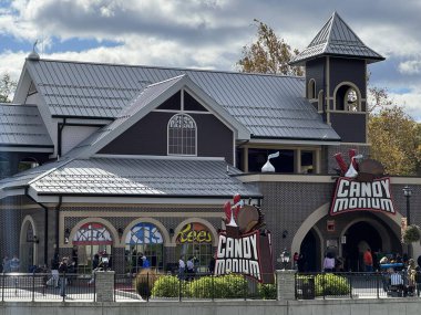 Hershey 's Çikolata Dünyası' ndaki Hershey Parkı, 22 Ekim 2023 'te görüldüğü gibi..