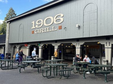 Hershey 's Çikolata Dünyası' ndaki Hershey Parkı, 22 Ekim 2023 'te görüldüğü gibi..