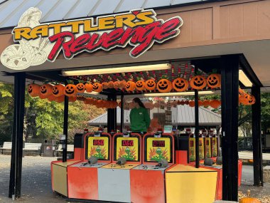 Hershey 's Çikolata Dünyası' ndaki Hershey Parkı, 22 Ekim 2023 'te görüldüğü gibi..