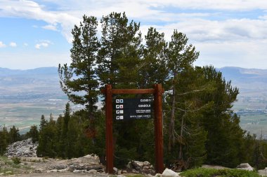 Güney Gölü TAHOE CA - 15 Ağustos 2023 'te Güney Tahoe, Kaliforniya' da görülen Heavenly Ski Resort.