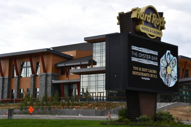 STATELINE NV - 15 Ağustos 2023 'te Stateline, Nevada' da Hard Rock Hotel & Casino Lake Tahoe 'da görüldü..