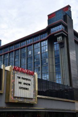 STATELINE NV - 15 AUG: 15 Ağustos 2023 'te Stateline, Nevada' daki Harveys Lake Tahoe Hotel & Casino.