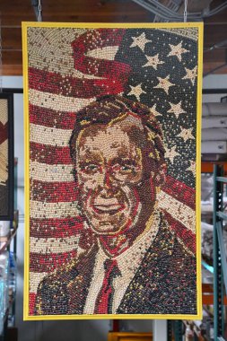 FAIRFIELD CA - 12 AUG Jelly Belly Factory Tour Fairfield, California 'da, 12 Ağustos 2023' te görüldüğü gibi.