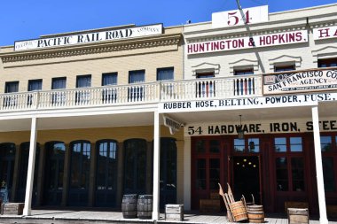 12 Ağustos 2023 'te Kaliforniya' da Eski Sacramento 'da görüldüğü gibi..