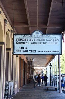 12 Ağustos 2023 'te Kaliforniya' da Eski Sacramento 'da görüldüğü gibi..