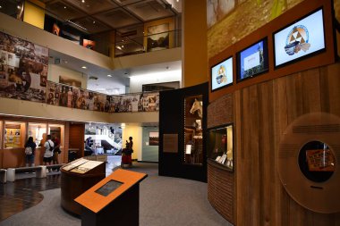 OLD SACRAMENTO CA - 12 AUG: Sacramento Tarih Müzesi, 12 Ağustos 2023.