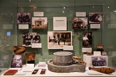 OLD SACRAMENTO CA - 12 AUG: Sacramento Tarih Müzesi, 12 Ağustos 2023.