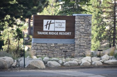 STATELINE NV - 12 Ağustos 2023 'te Nevada eyaletinin Tahoe Ridge Tatil Köyü' nde görüldü..