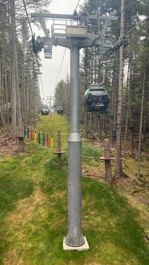 ICY STRAIT, ALASKA - 24 AUG: Işınlayıcı Gondolu Alaska, ABD 'de Icy Boğazı Noktasında, 24 Ağustos 2022 tarihinde görüldüğü gibi.