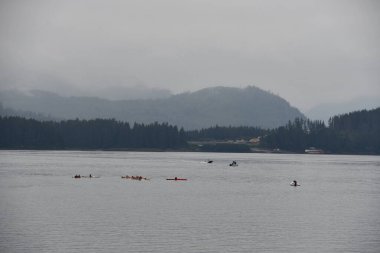 Alaska 'daki Buz Boğazı manzarası