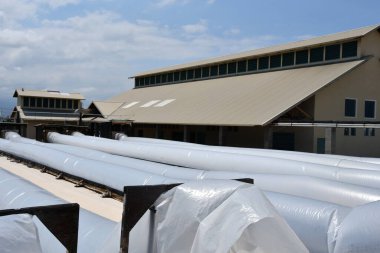 KAILUA KONA HI - 12 AUG: Kailua Kona 'da Kona Tuz Çiftliği Turu, Hawaii, ABD' de 12 Ağustos 2023 'te görüldüğü gibi.