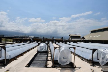 KAILUA KONA HI - 12 AUG: Kailua Kona 'da Kona Tuz Çiftliği Turu, Hawaii, ABD' de 12 Ağustos 2023 'te görüldüğü gibi.