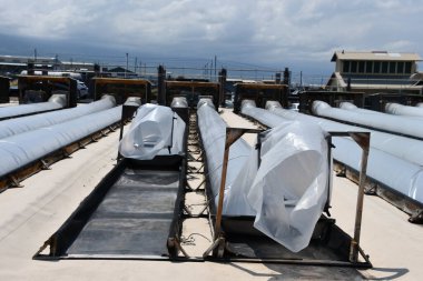 KAILUA KONA HI - 12 AUG: Kailua Kona 'da Kona Tuz Çiftliği Turu, Hawaii, ABD' de 12 Ağustos 2023 'te görüldüğü gibi.