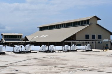 KAILUA KONA HI - 12 AUG: Kailua Kona 'da Kona Tuz Çiftliği Turu, Hawaii, ABD' de 12 Ağustos 2023 'te görüldüğü gibi.