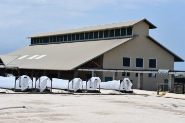 KAILUA KONA HI - 12 AUG: Kailua Kona 'da Kona Tuz Çiftliği Turu, Hawaii, ABD' de 12 Ağustos 2023 'te görüldüğü gibi.