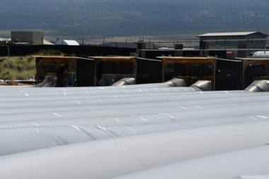 KAILUA KONA HI - 12 AUG: Kailua Kona 'da Kona Tuz Çiftliği Turu, Hawaii, ABD' de 12 Ağustos 2023 'te görüldüğü gibi.