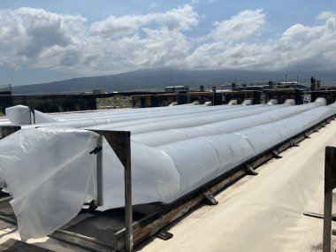 KAILUA KONA HI - 12 AUG: Kailua Kona 'da Kona Tuz Çiftliği Turu, Hawaii, ABD' de 12 Ağustos 2023 'te görüldüğü gibi.