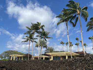 KAUPULEHU HI - 12 AUG: 12 Ağustos 2022 'de Hawaii' deki Kaupulehu 'daki Kukio Golf ve Plaj Kulübü,.