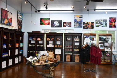 KEALAKEKUA HI - 12 Ağustos 2022 'de Hawaii' de Büyük Ada 'daki Kealakekua' daki Kona Joe Kahve Çiftliği.