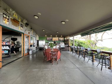 KEALAKEKUA HI - 12 Ağustos 2022 'de Hawaii' de Büyük Ada 'daki Kealakekua' daki Kona Joe Kahve Çiftliği.