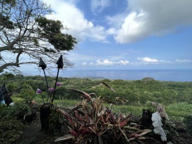 Hawaii, ABD 'deki Büyük Ada' dan Kealakekua 'dan görüntü