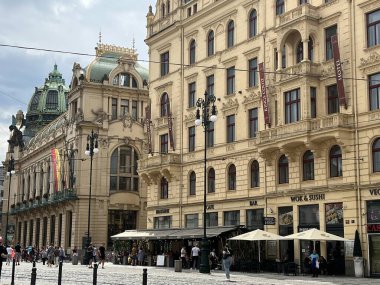 PRAG, CZECH CUBLIC - 9 Temmuz 2022 'de Çek Cumhuriyeti' nin Prag kentinde görüldü..