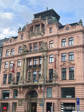 PRAG, CZECH CUBLIC - 9 Temmuz 2022 'de Çek Cumhuriyeti' nin Prag kentinde görüldü..