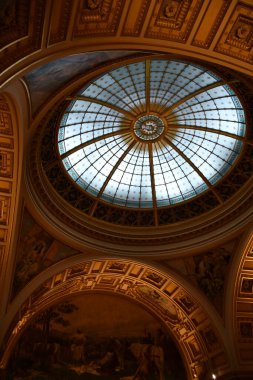 PRAG, CZECH Cumhuriyet - 7 Temmuz 2022 'de Çek Cumhuriyeti Prag' daki Ulusal Müze.