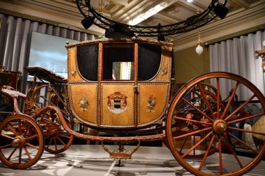 PRAG, CZECH Cumhuriyet - 7 Temmuz 2022 'de Çek Cumhuriyeti Prag' daki Ulusal Müze.