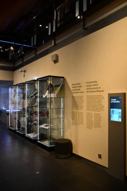 PRAG, CZECH REPUBLIC - 7 Temmuz 2022 'de Çek Cumhuriyeti Prag' da Yeni Ulusal Müze.