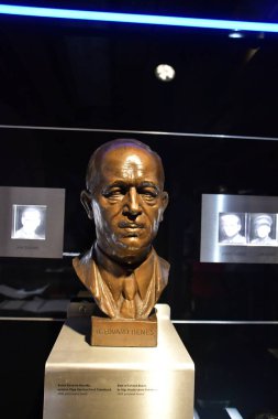 PRAG, CZECH REPUBLIC - 7 Temmuz 2022 'de Çek Cumhuriyeti Prag' da Yeni Ulusal Müze.