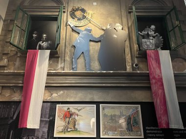 PRAG, CZECH REPUBLIC - 7 Temmuz 2022 'de Çek Cumhuriyeti Prag' da Yeni Ulusal Müze.