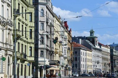 PRAG, CZECH CUBLIC - 9 Temmuz 2022 'de Çek Cumhuriyeti' nin Prag kentinde görüldü..