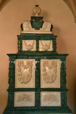 PRAG, CZECH REPUBLIC - 6 Temmuz 2022 'de Çek Cumhuriyeti' nin Prag kentindeki Troja Sarayı 'ndaki Şehir Galerisi.