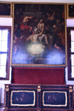 PRAG, CZECH REPUBLIC - 6 Temmuz 2022 'de Çek Cumhuriyeti' nin Prag kentindeki Troja Sarayı 'ndaki Şehir Galerisi.