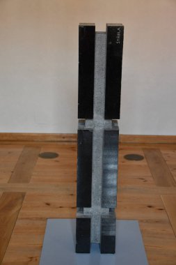 PRAG, CZECH REPUBLIC - 6 Temmuz 2022 'de Çek Cumhuriyeti' nin Prag kentindeki Troja Sarayı 'ndaki Şehir Galerisi.