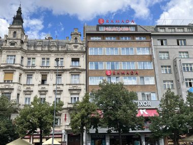 PRAG, CZECH CUBLIC - 9 Temmuz 2022 'de Çek Cumhuriyeti' nin Prag kentinde görüldü..