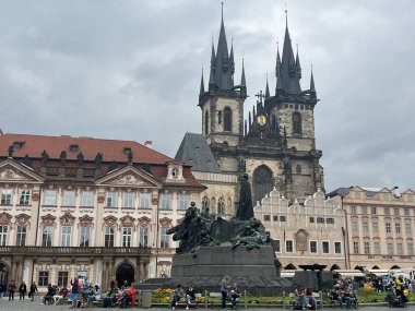 PRAG, CZECH CUBLIC - 9 Temmuz 2022 'de Çek Cumhuriyeti' nin Prag kentinde görüldü..